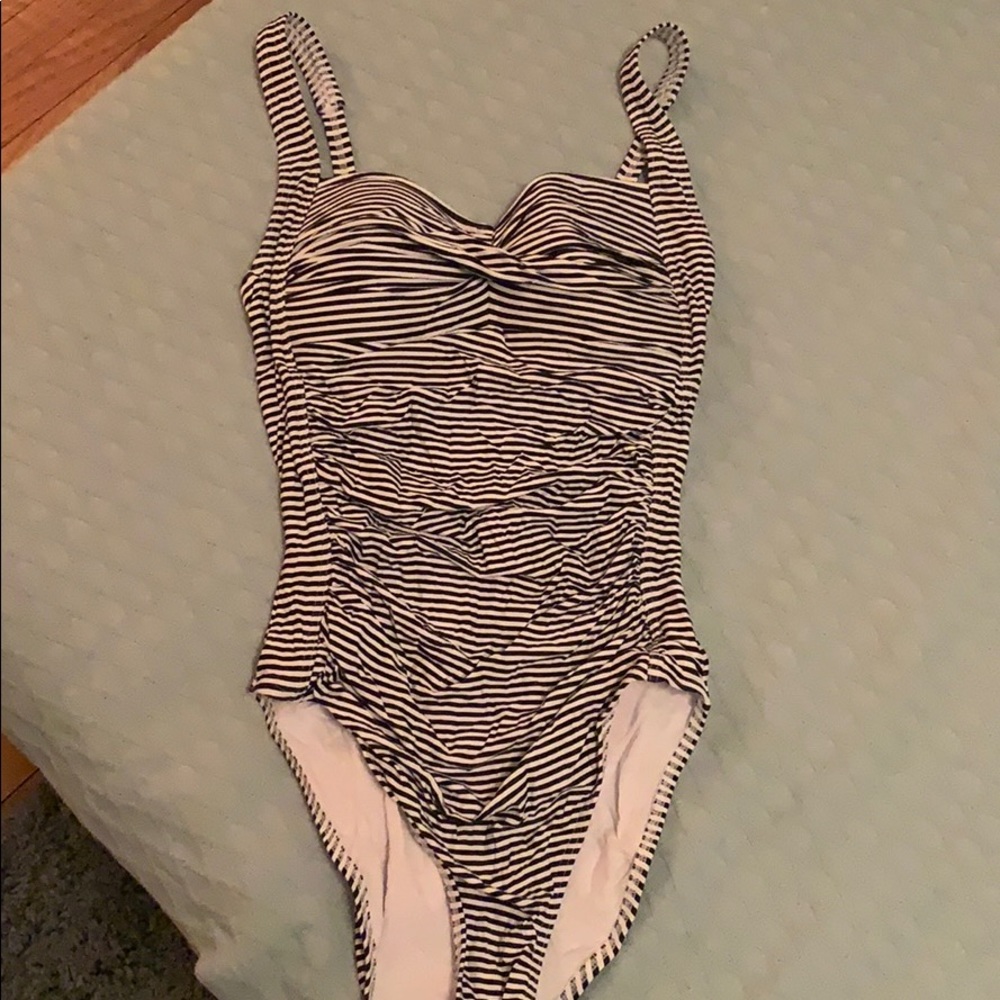 Bond-Eye Australia Striped One Piece Swimsuit